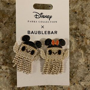Disney x Baublebar Minnie & Mickey Ghost earring